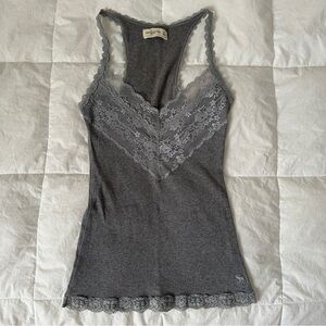 Vintage Y2K Abercrombie and Fitch Lace Babydoll Cami